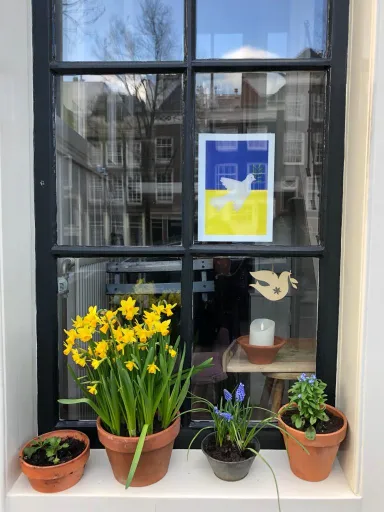 Posteractie voor Oekraine