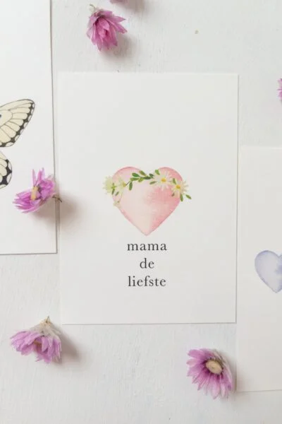 Minikaartje Mama de Liefste - Afbeelding 2