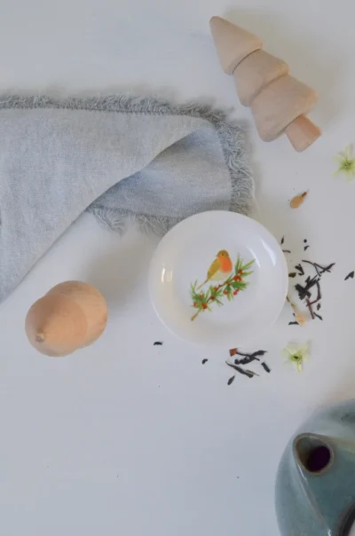 Kerst mini schaaltje roodborstje - Afbeelding 3