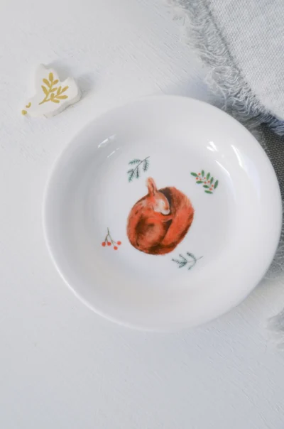 Kerst mini schaaltje eekhoorn