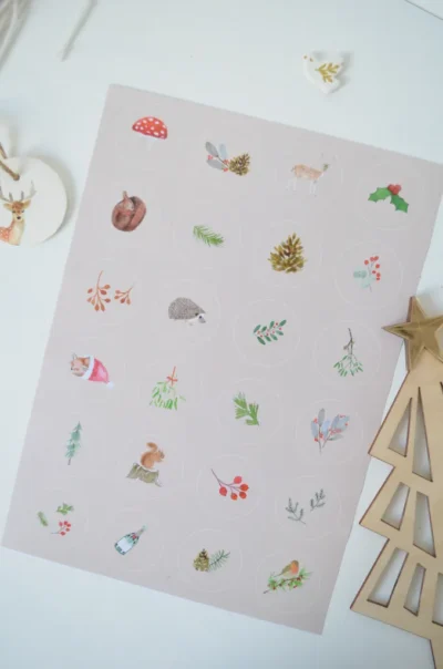 Winter stickervel - Afbeelding 3