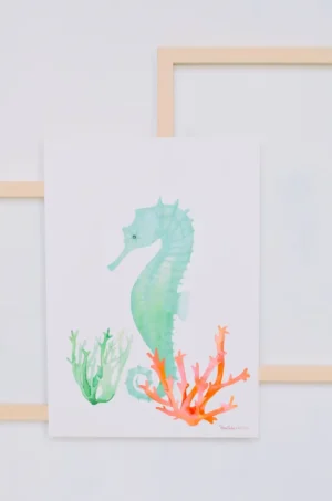Zeepaardje poster A4