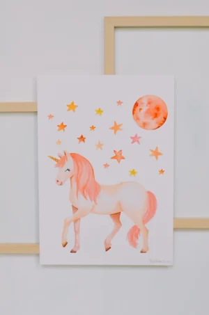 Unicorn poster A4