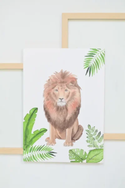 Leeuw poster A4