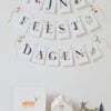 Kerst Printable - Slinger Fijne Feestdagen
