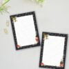 kerst notitieblok of schrijfblok met notenkraker illustraties